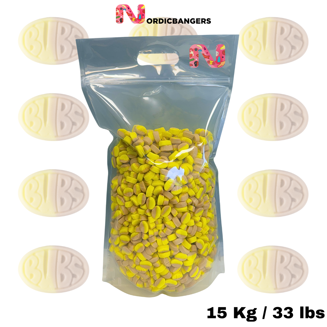 BUBS Vegan Banana Toffee Mini Ovals - Big Pick & Mix Bag