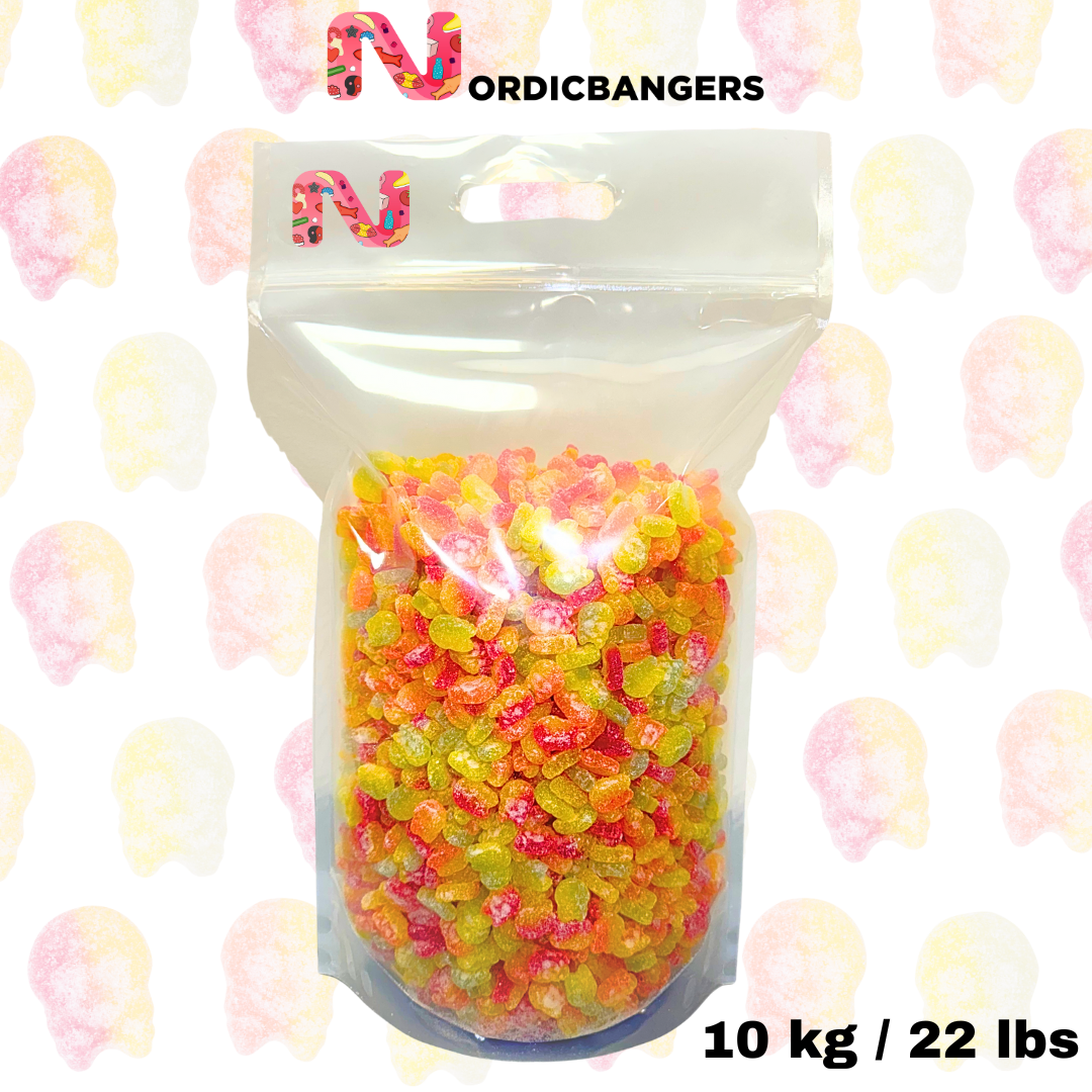BUBS Vegan Mini Sour Skulls – Big Pick & Mix Bag