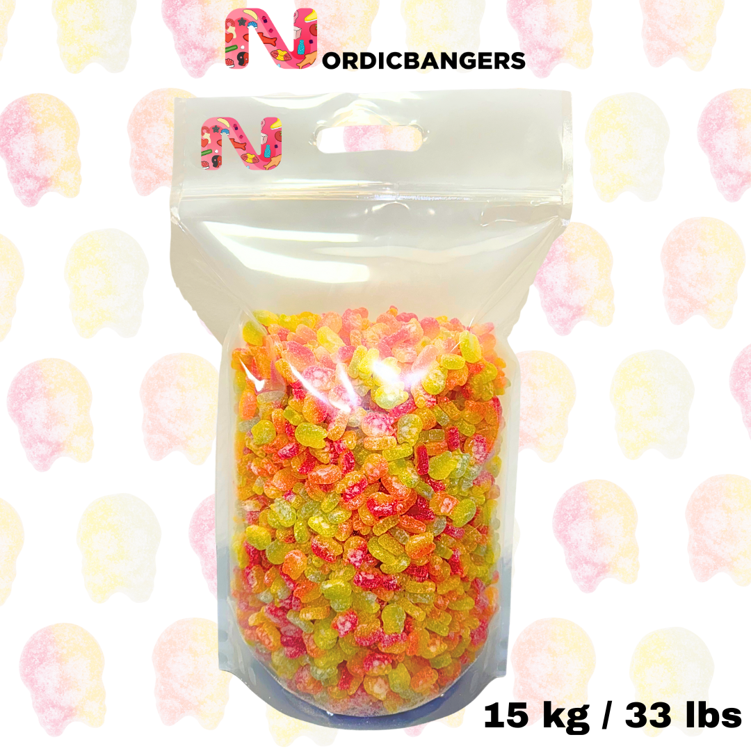BUBS Vegan Mini Sour Skulls – Big Pick & Mix Bag