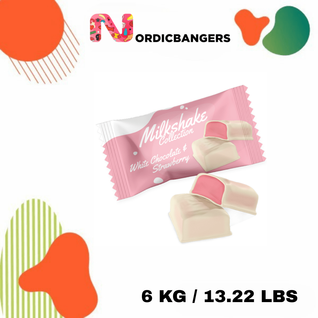 Milkshake White Choc&Strawberry 2KG - Nordicbangers