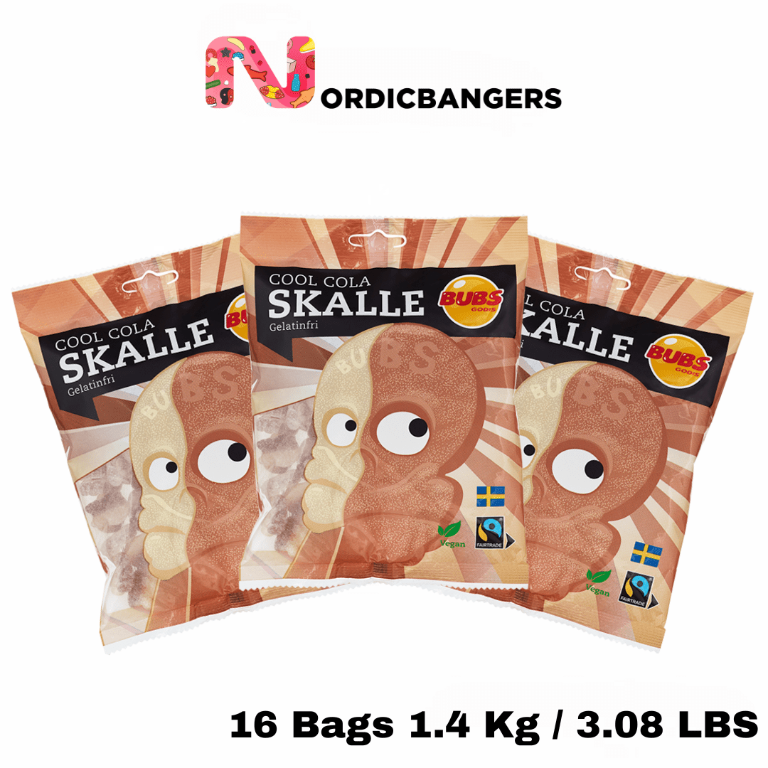 Swedish Candy - Bubs Cool Cola Skull - Nordicbangers