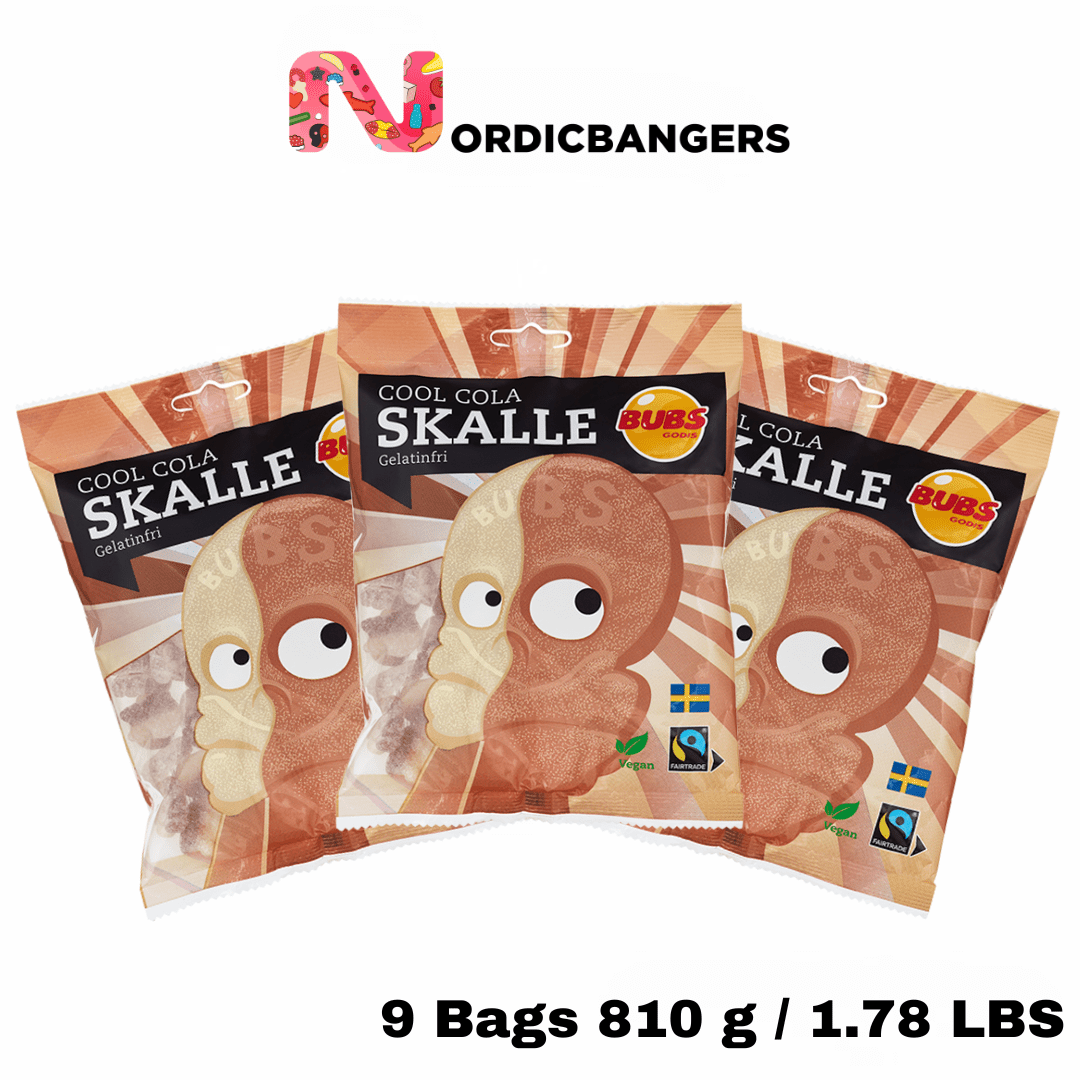 Swedish Candy - Bubs Cool Cola Skull - Nordicbangers