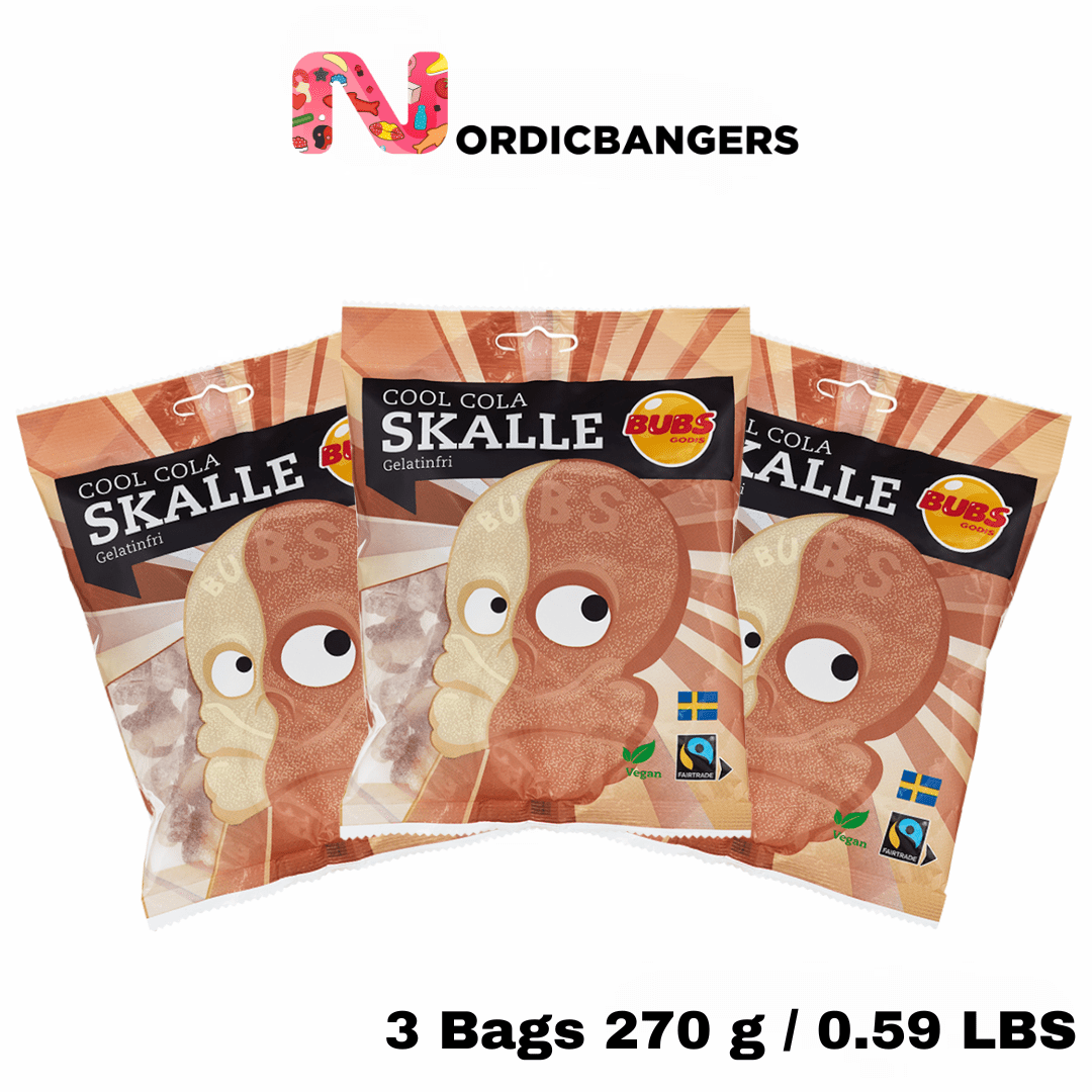 Swedish Candy - Bubs Cool Cola Skull - Nordicbangers