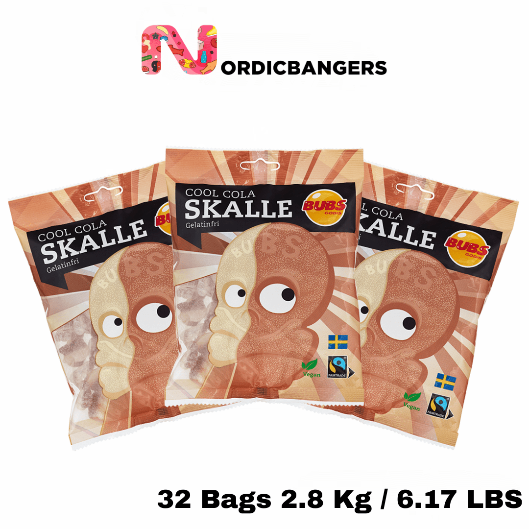 Swedish Candy - Bubs Cool Cola Skull - Nordicbangers