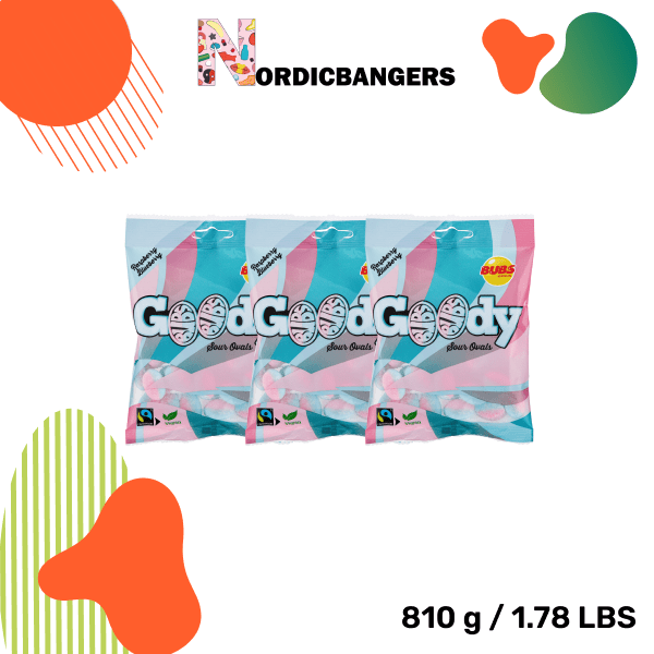 Swedish Candy - Bubs Goody Raspberry/Blueberry - Nordicbangers