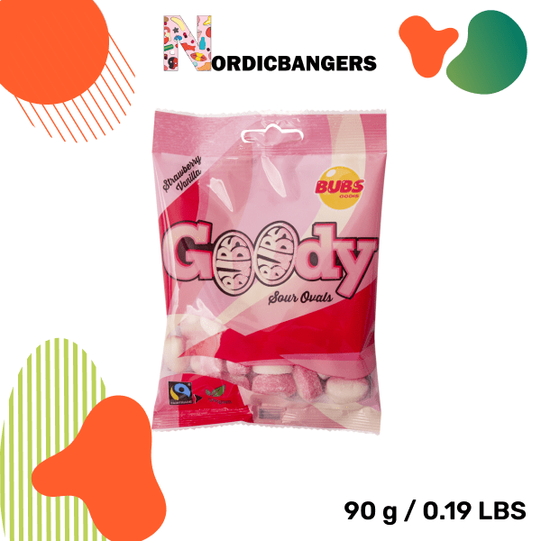Swedish Candy - Bubs Strawberry/Vanilla Goodie - Nordicbangers