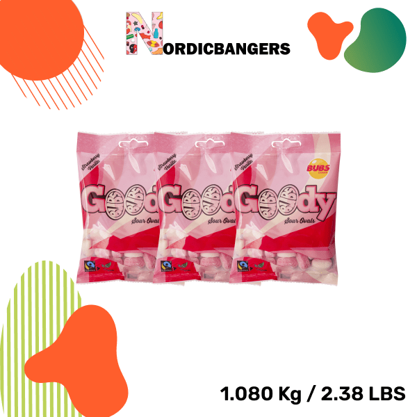 Swedish Candy - Bubs Strawberry/Vanilla Goodie - Nordicbangers