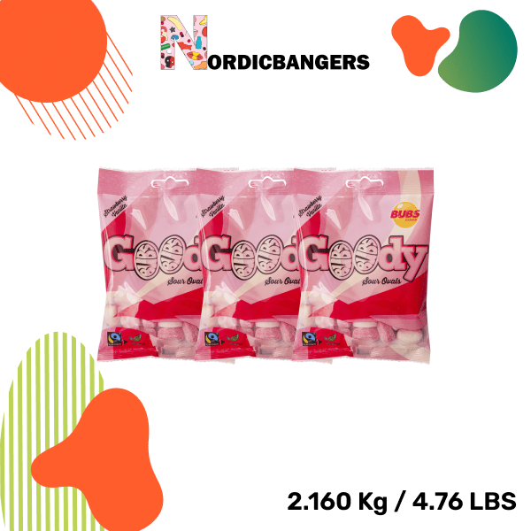 Swedish Candy - Bubs Strawberry/Vanilla Goodie - Nordicbangers