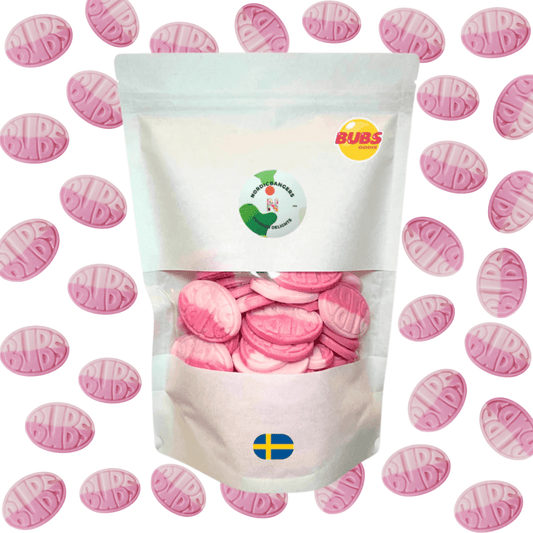Swedish Candy - Bubs Wild Strawberry/Pomegranate - Nordicbangers