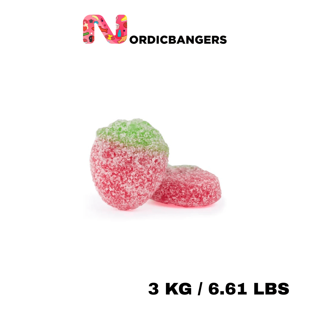 Swedish Candy - FRISIA Sour Strawberries - Nordicbangers