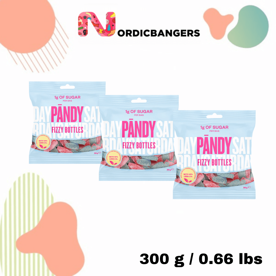 Swedish Candy - PÄNDY FIZZY BOTTLES - Nordicbangers