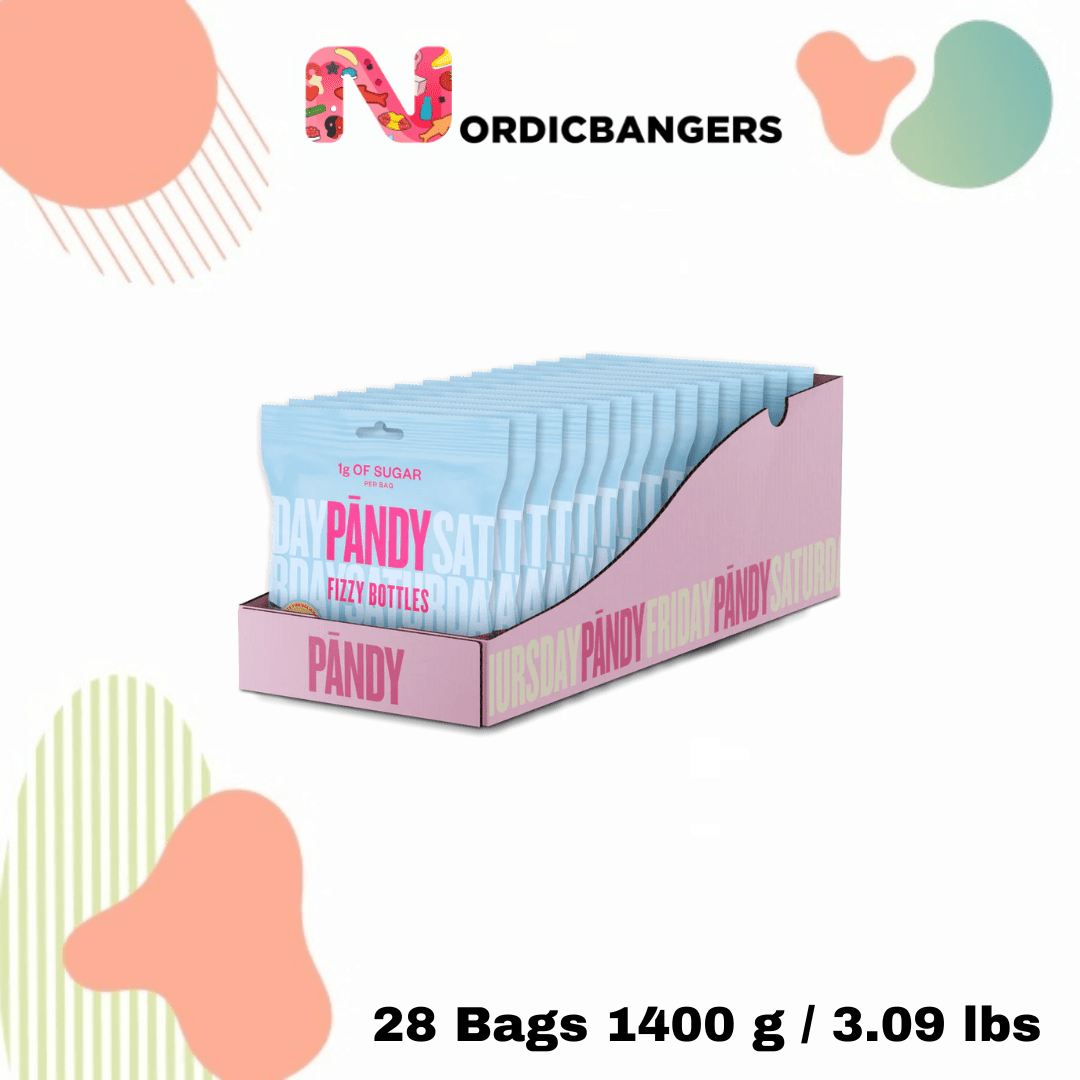 Swedish Candy - PÄNDY FIZZY BOTTLES - Nordicbangers