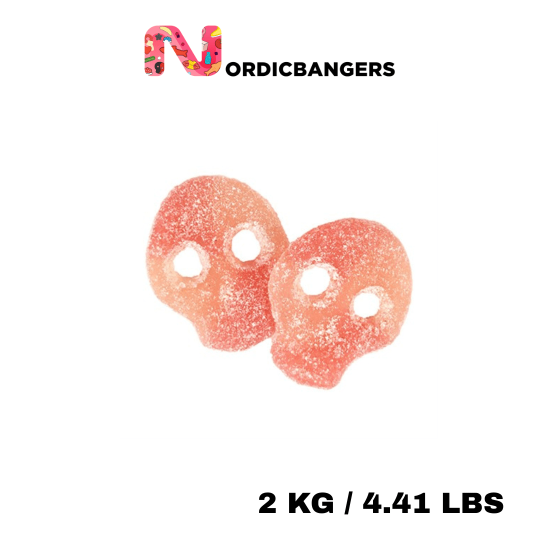 Swedish Candy - Sour skull pink - Nordicbangers