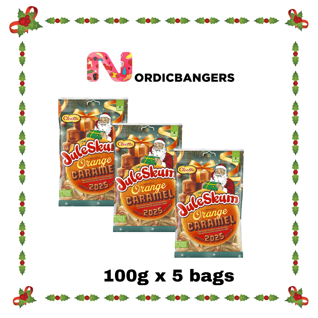 Swedish Christmas Candy - Cloetta Juleskum Orange Caramel 100g - Nordicbangers
