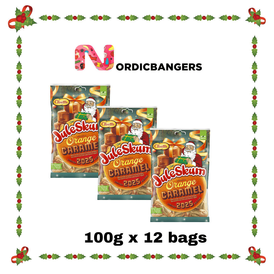 Swedish Christmas Candy - Cloetta Juleskum Orange Caramel 100g - Nordicbangers