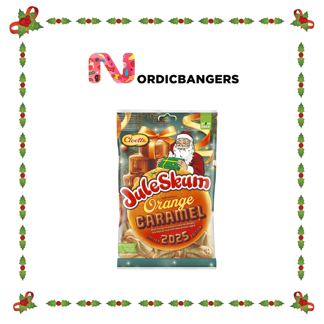 Swedish Christmas Candy - Cloetta Juleskum Orange Caramel 100g - Nordicbangers