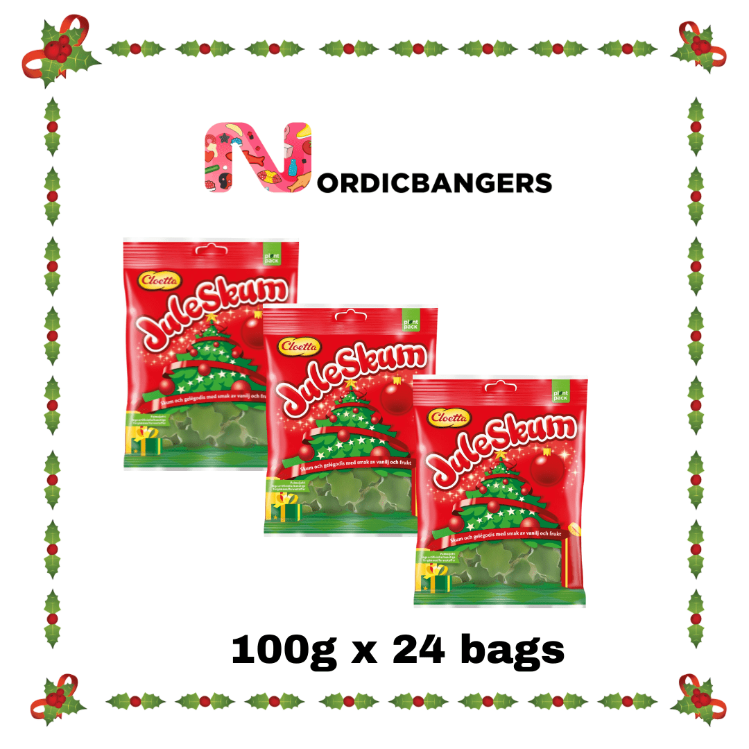 Swedish Christmas Candy - Cloetta Juleskum Xmas Trees – 100 g - Nordicbangers
