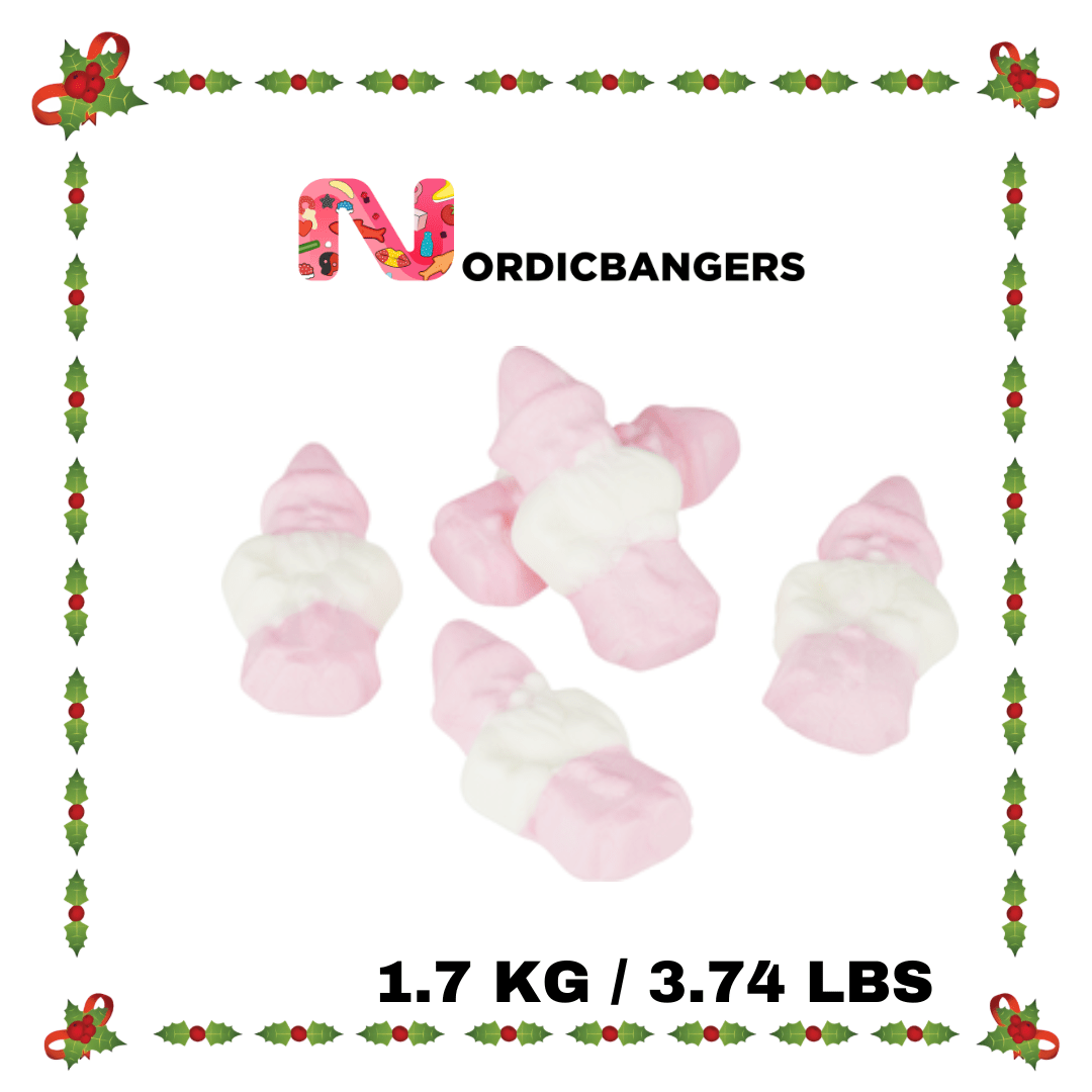 Swedish Christmas Candy - Dals Santa Marshmallows - Nordicbangers