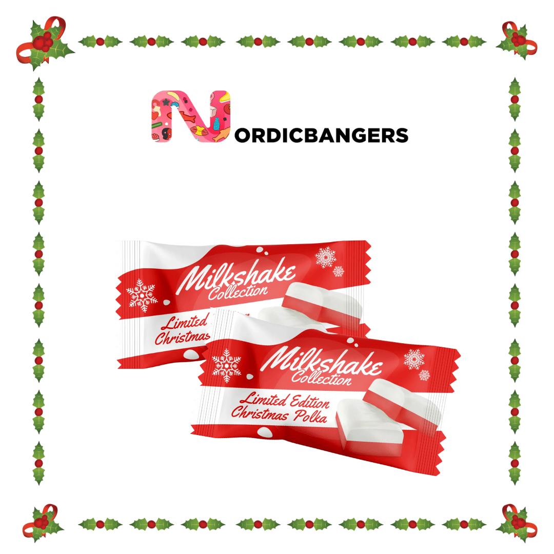 Swedish Christmas Candy - Milkshake Limited Edition Christmas Polka - Nordicbangers