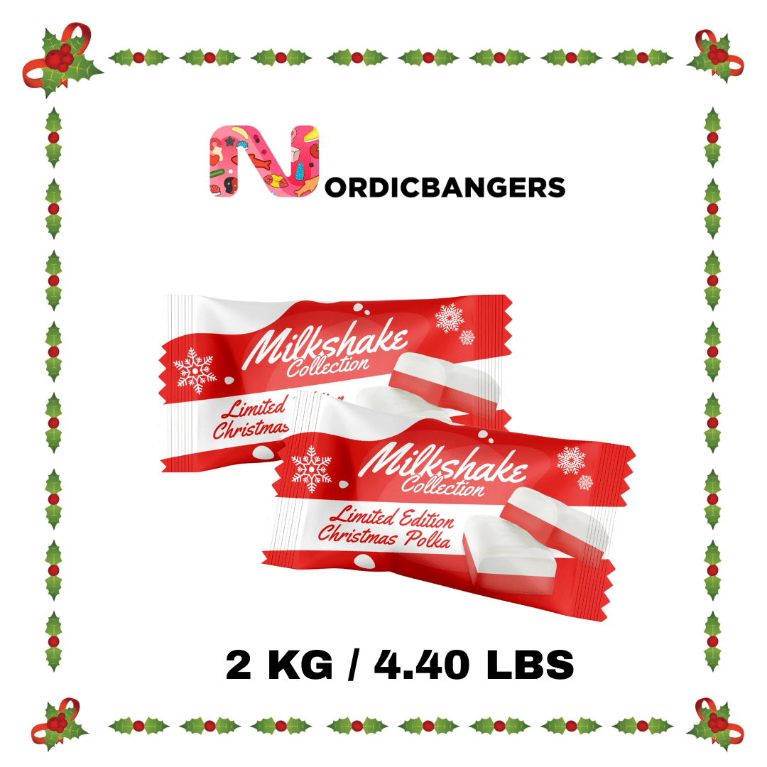 Swedish Christmas Candy - Milkshake Limited Edition Christmas Polka - Nordicbangers