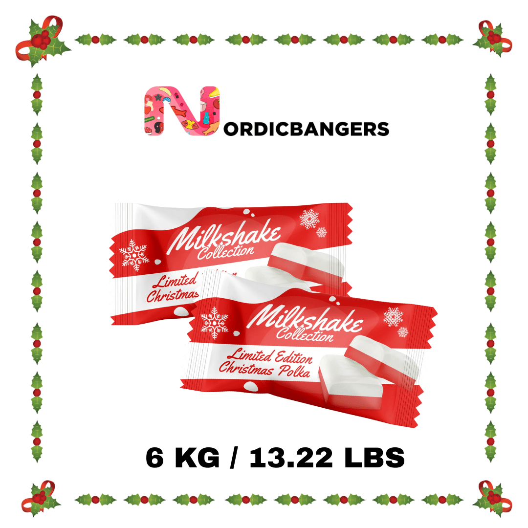 Swedish Christmas Candy - Milkshake Limited Edition Christmas Polka - Nordicbangers
