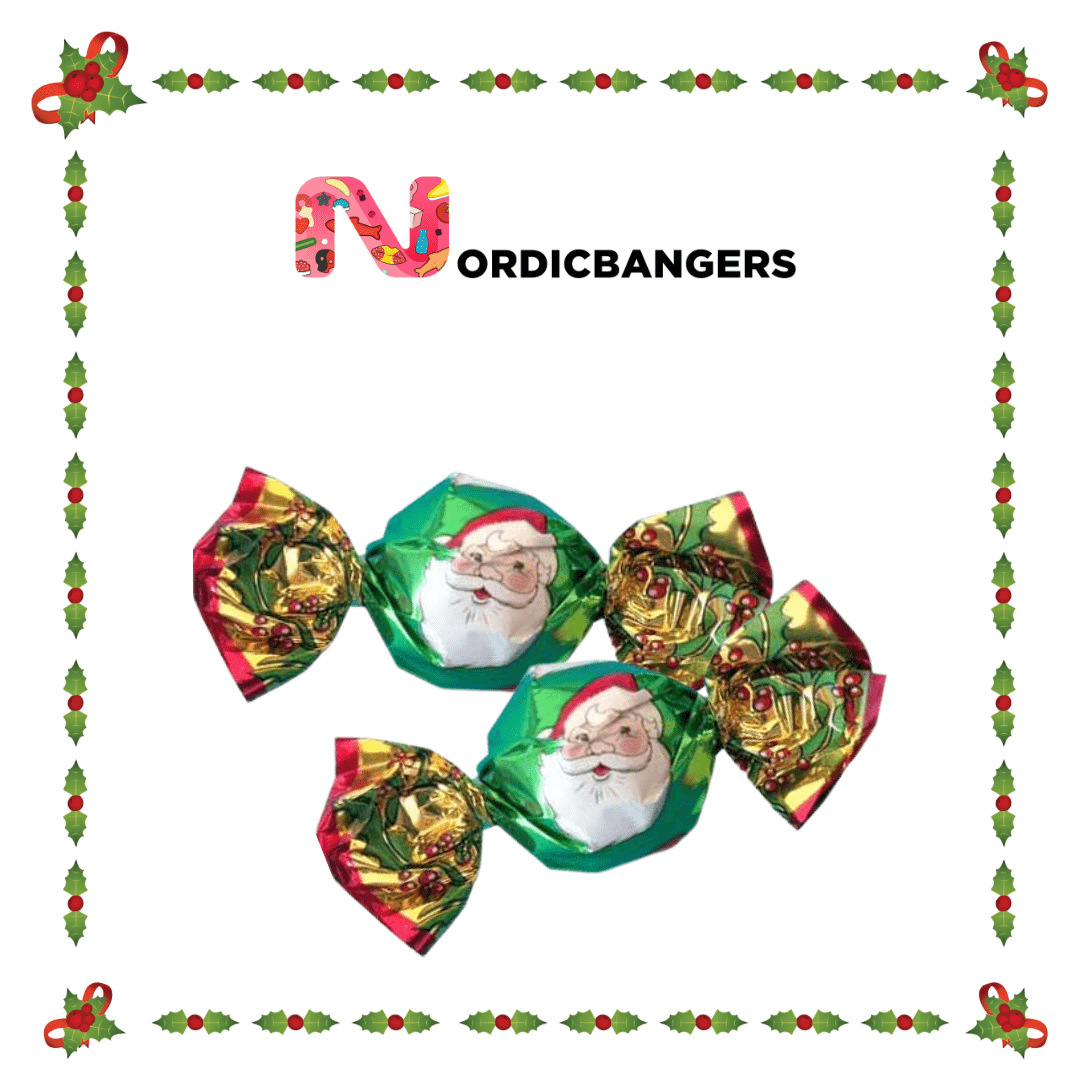 Swedish Christmas Candy - Santa Praline Green - Nordicbangers