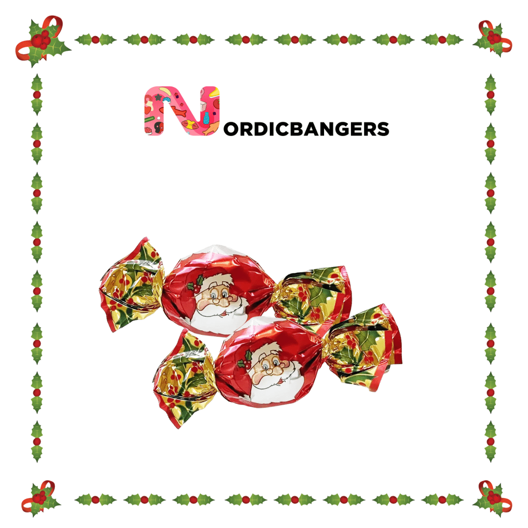 Swedish Christmas Candy - Santa Praline Red - Nordicbangers