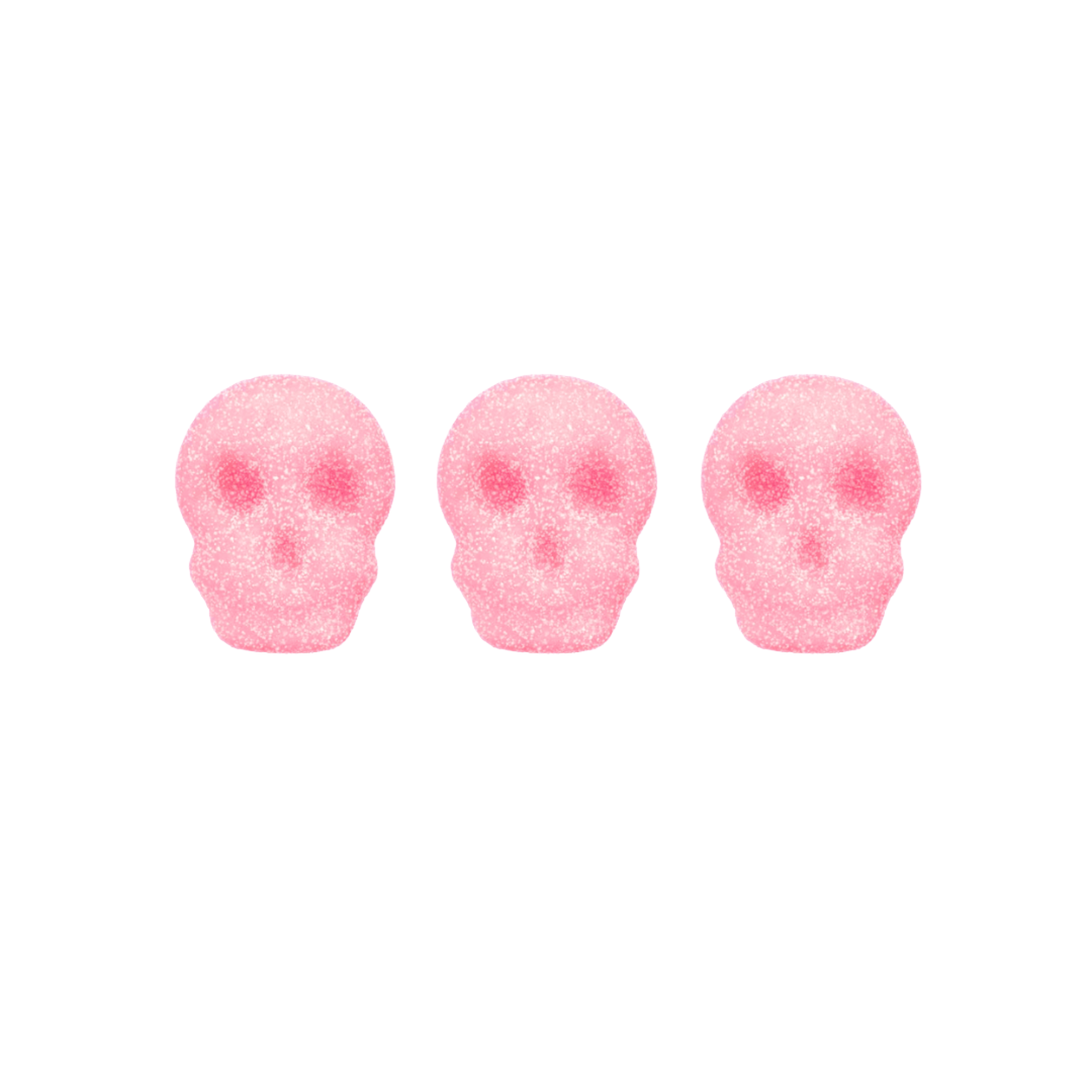 Foamy Strawberry Skulls