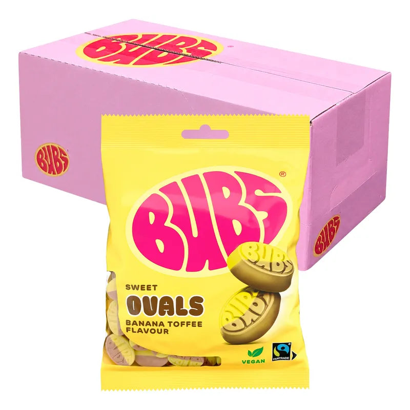 BUBS Banana Toffee Ovals 155g