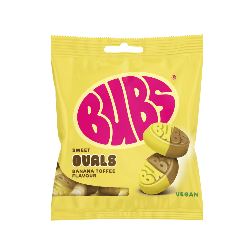 BUBS Banana Toffee Ovals 155g - Nordicbangers