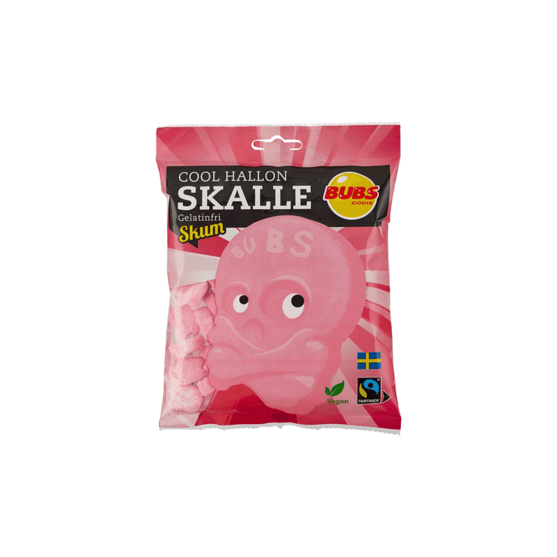 BUBS Raspberry Skulls 175g - Nordicbangers