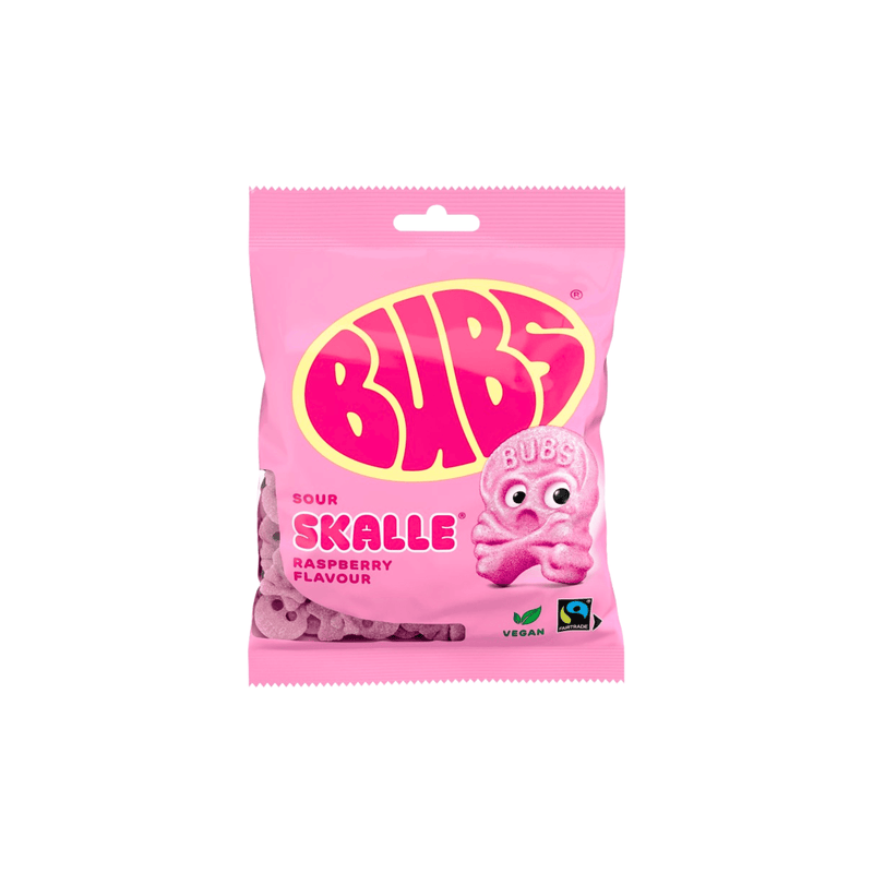 Bubs Raspberry Skulls - Nordicbangers