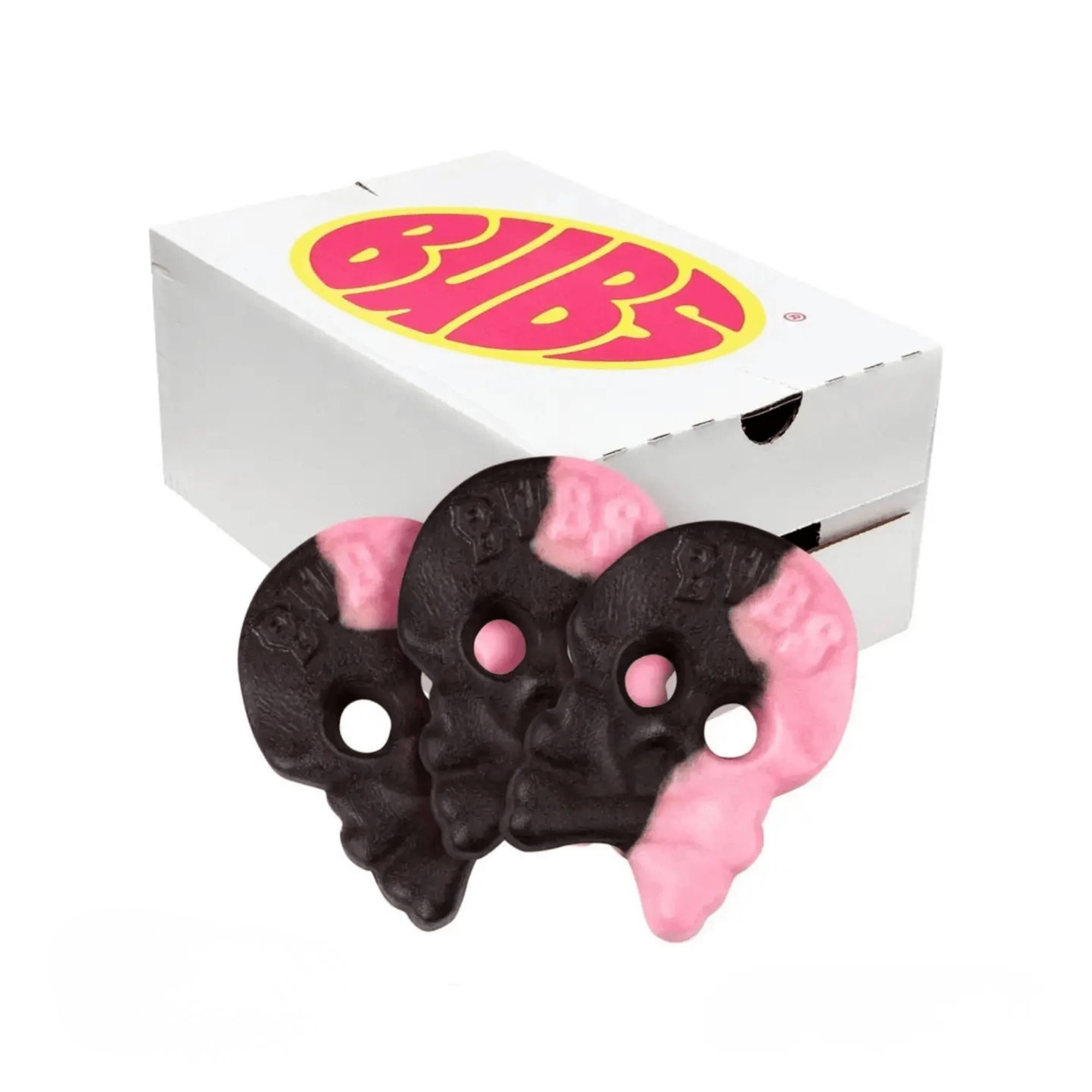 Bubs Raspberry/Licorice Skulls Foam - Nordicbangers