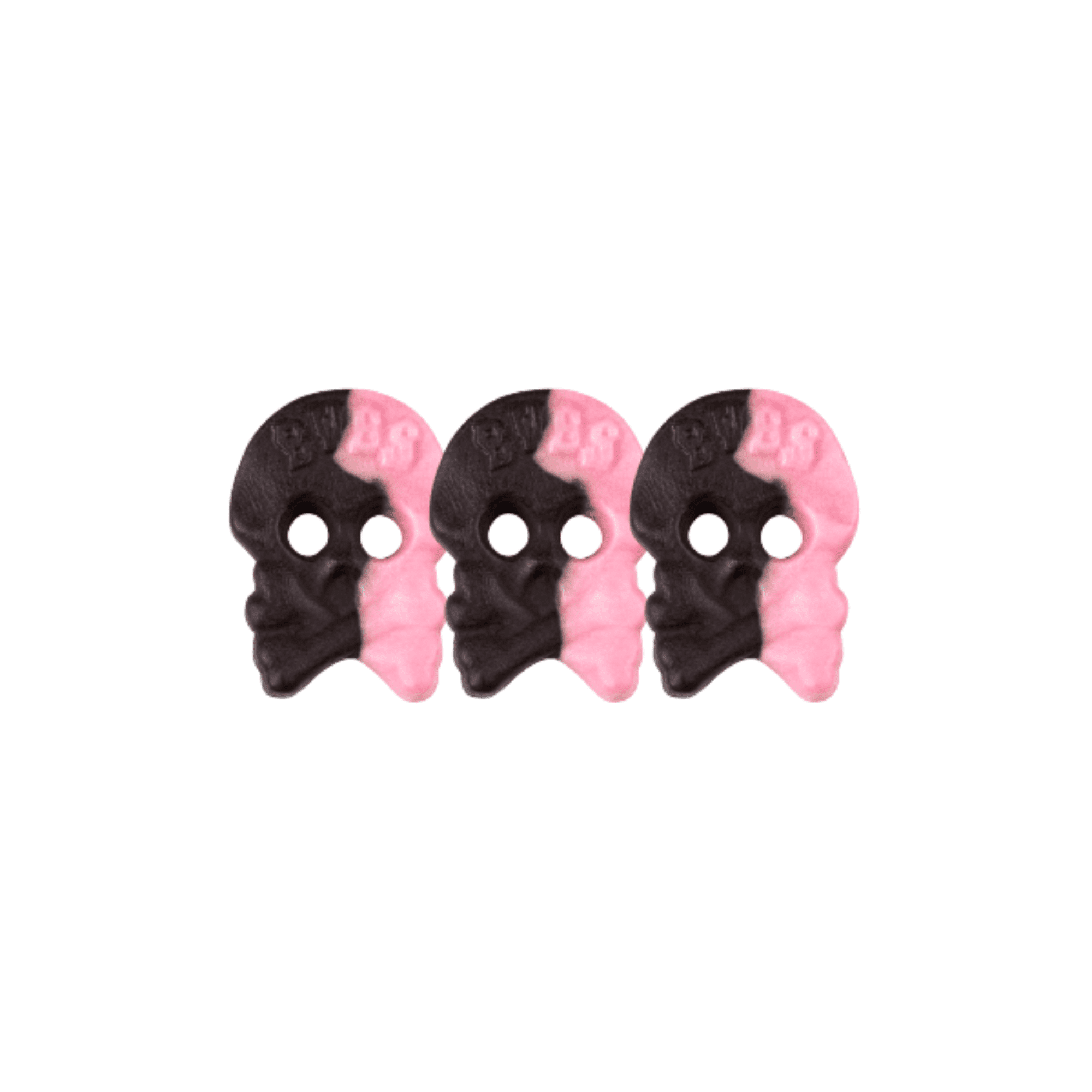 Bubs Raspberry/Licorice Skulls Foam - Nordicbangers
