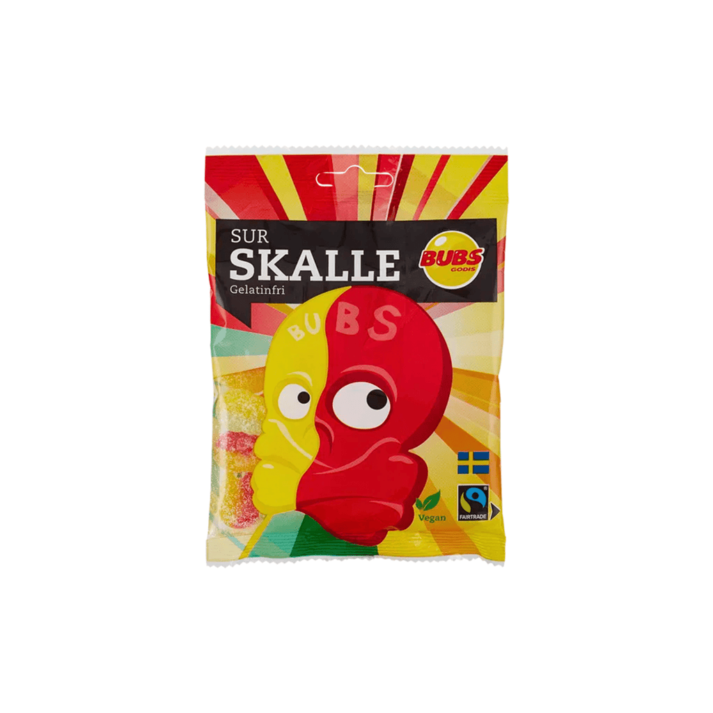 BUBS Sour Skulls 190g Bags - Nordicbangers