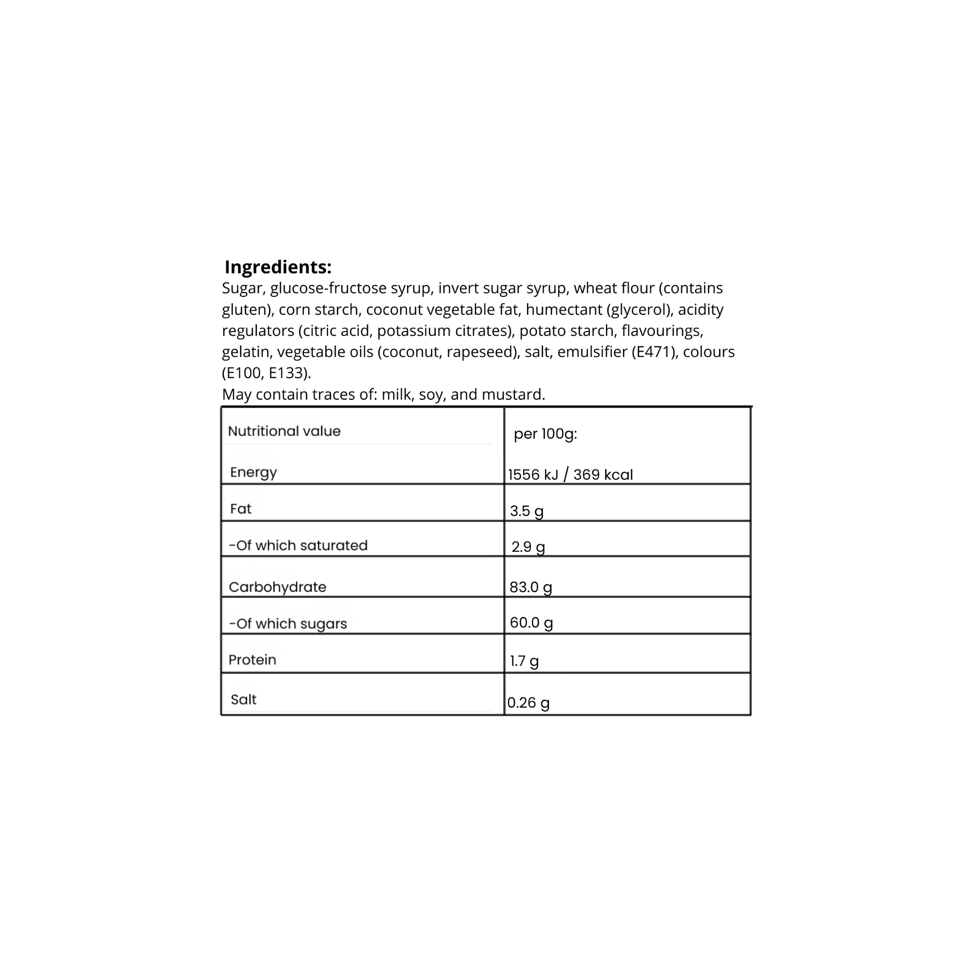 Fruit Licorice Lem/Lime - Nordicbangers