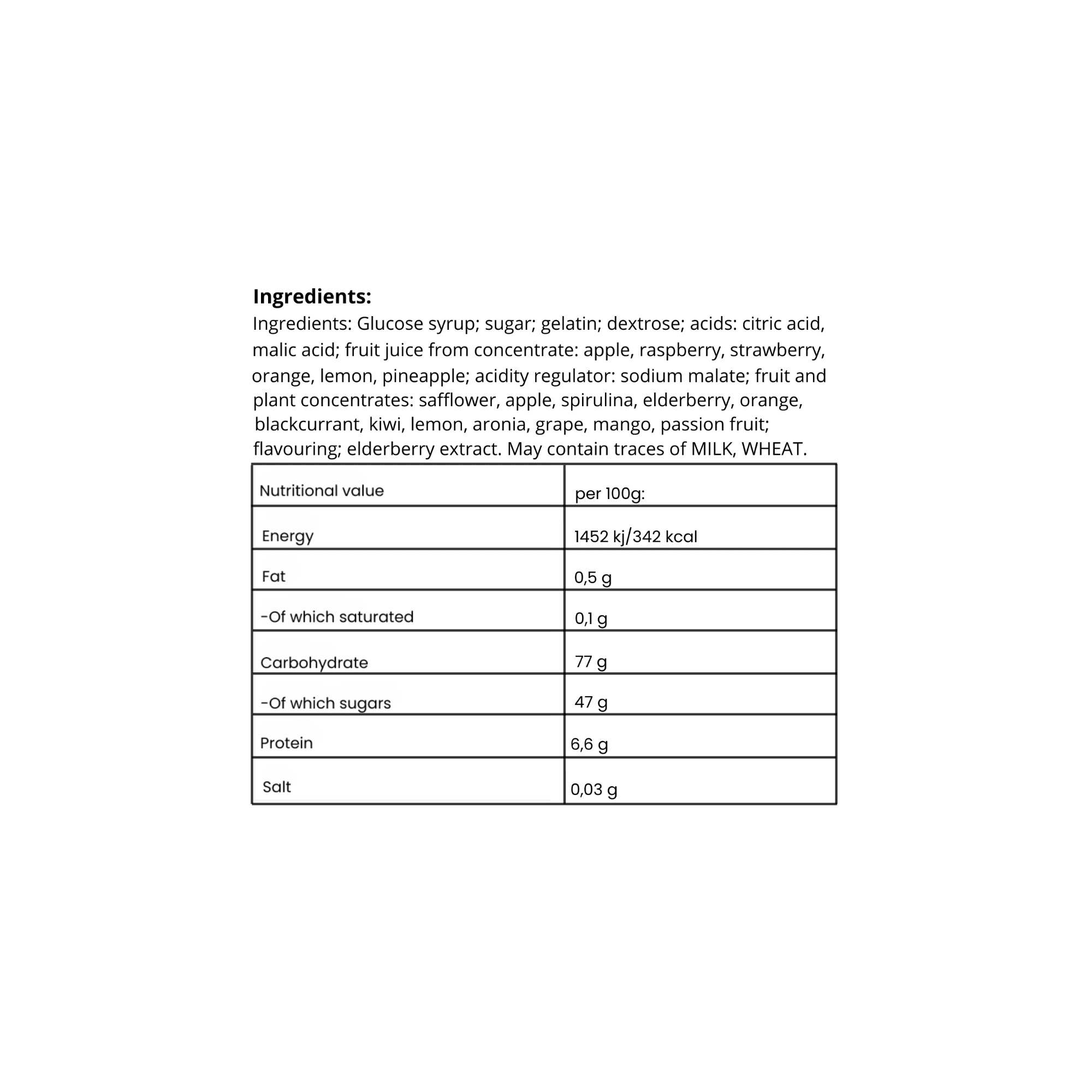 Goldbear Sour - Nordicbangers