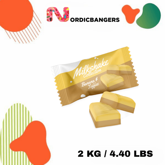 Milkshake Banana & Toffee 2KG - Nordicbangers
