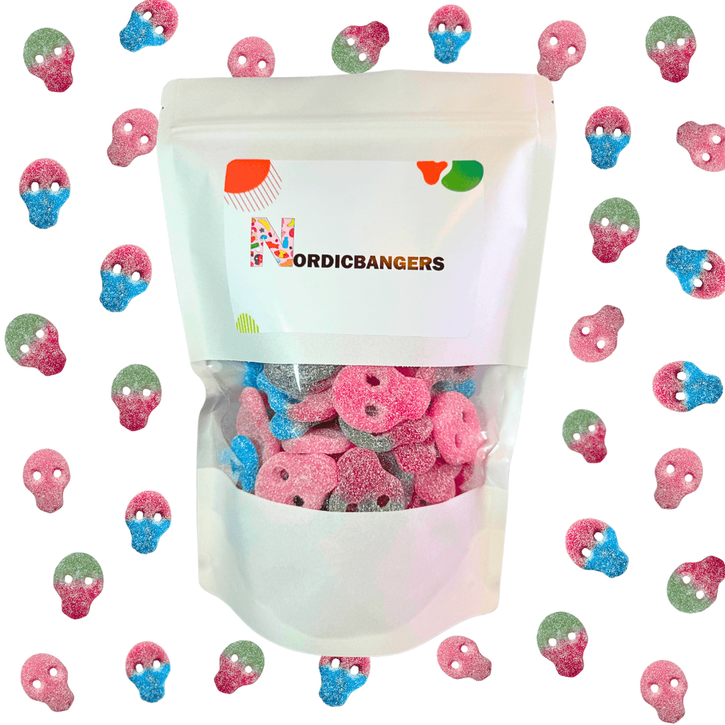 Mix Bag - Melon Skull/Fizzy Skulls/PINKY SKULL SOUR - Nordicbangers