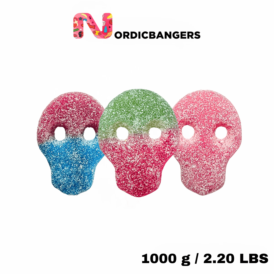 Mix Bag - Melon Skull/Fizzy Skulls/PINKY SKULL SOUR - Nordicbangers