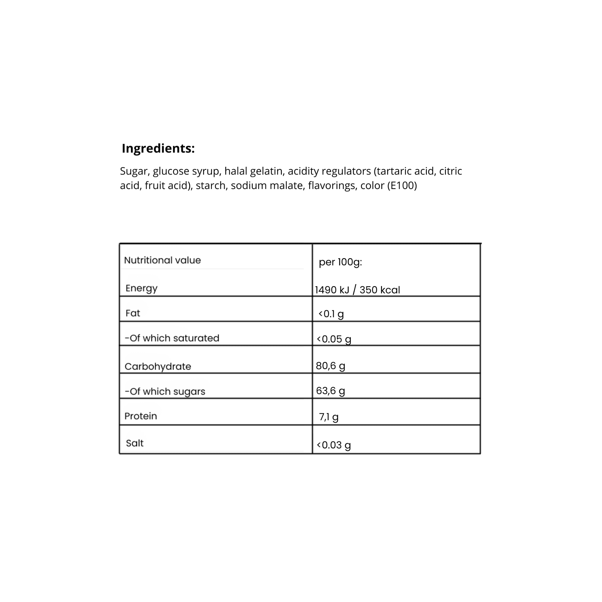 Sour Pineapple Rings - Nordicbangers