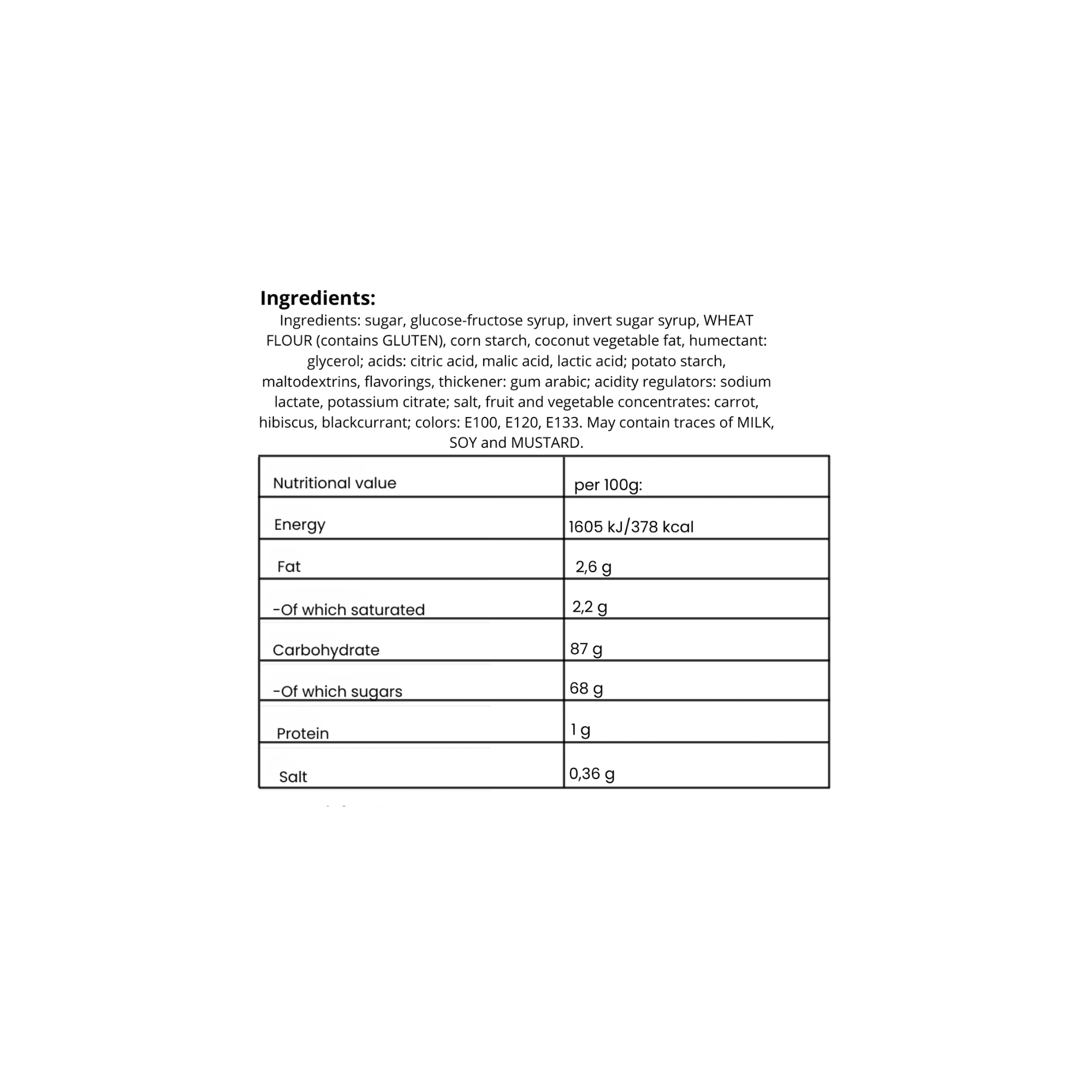 Sour Rainbow Mini - Nordicbangers