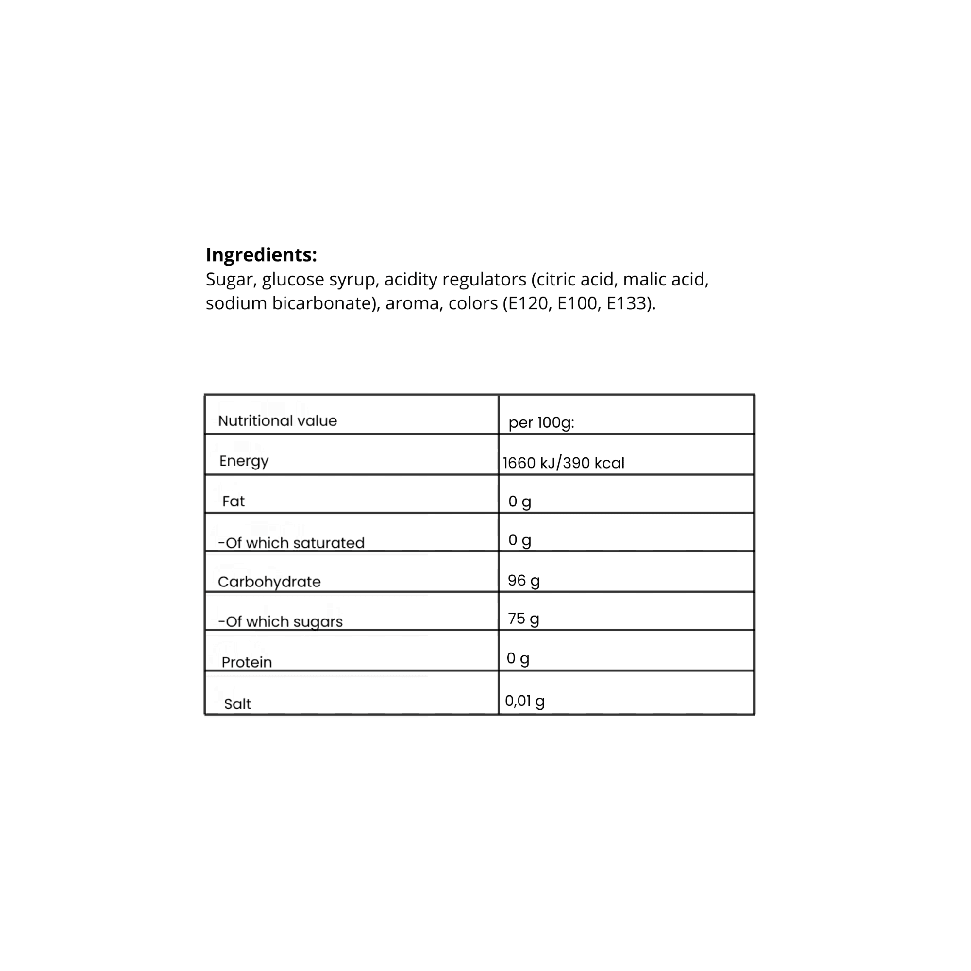 Sour Watermelon Chunks - Nordicbangers