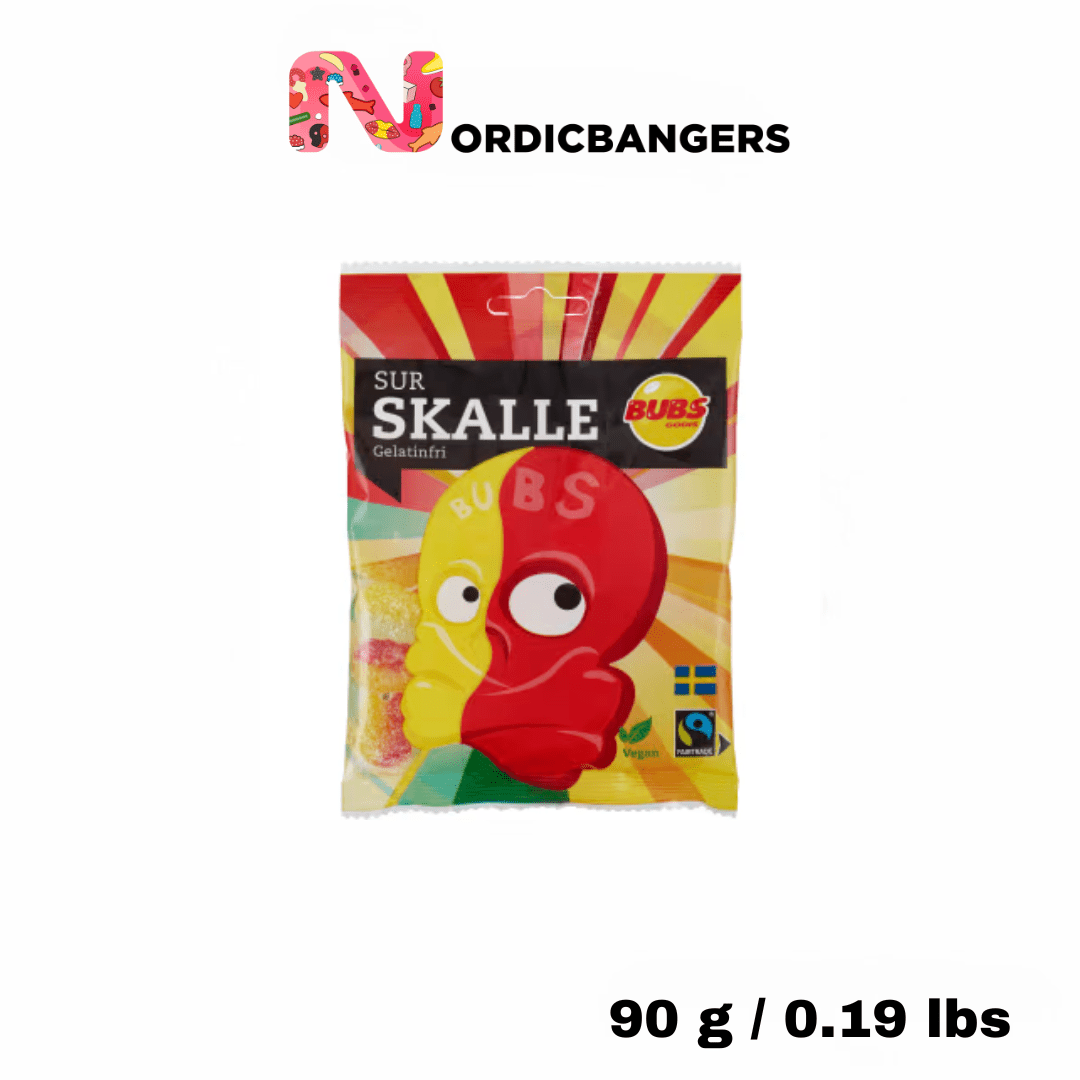 Svenskt godis - Goody Sour Skulls - Nordicbangers