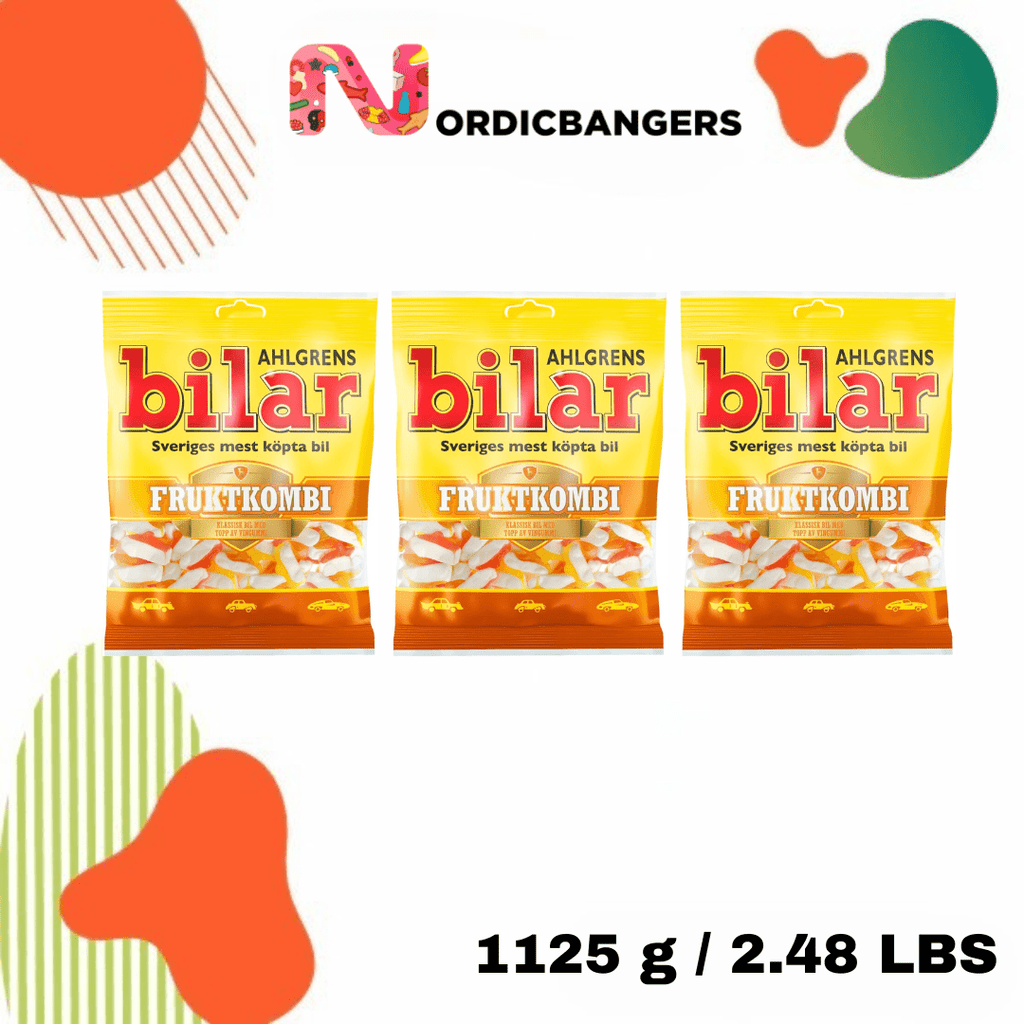 Swedish Candy - Ahlgrens Cars Fruitcombo - Nordicbangers