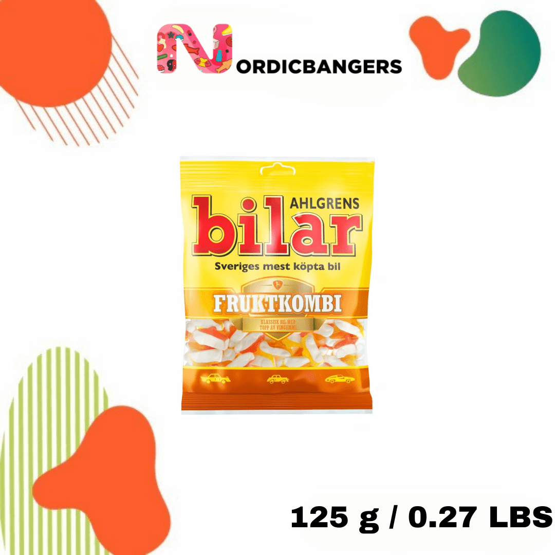 Swedish Candy - Ahlgrens Cars Fruitcombo - Nordicbangers