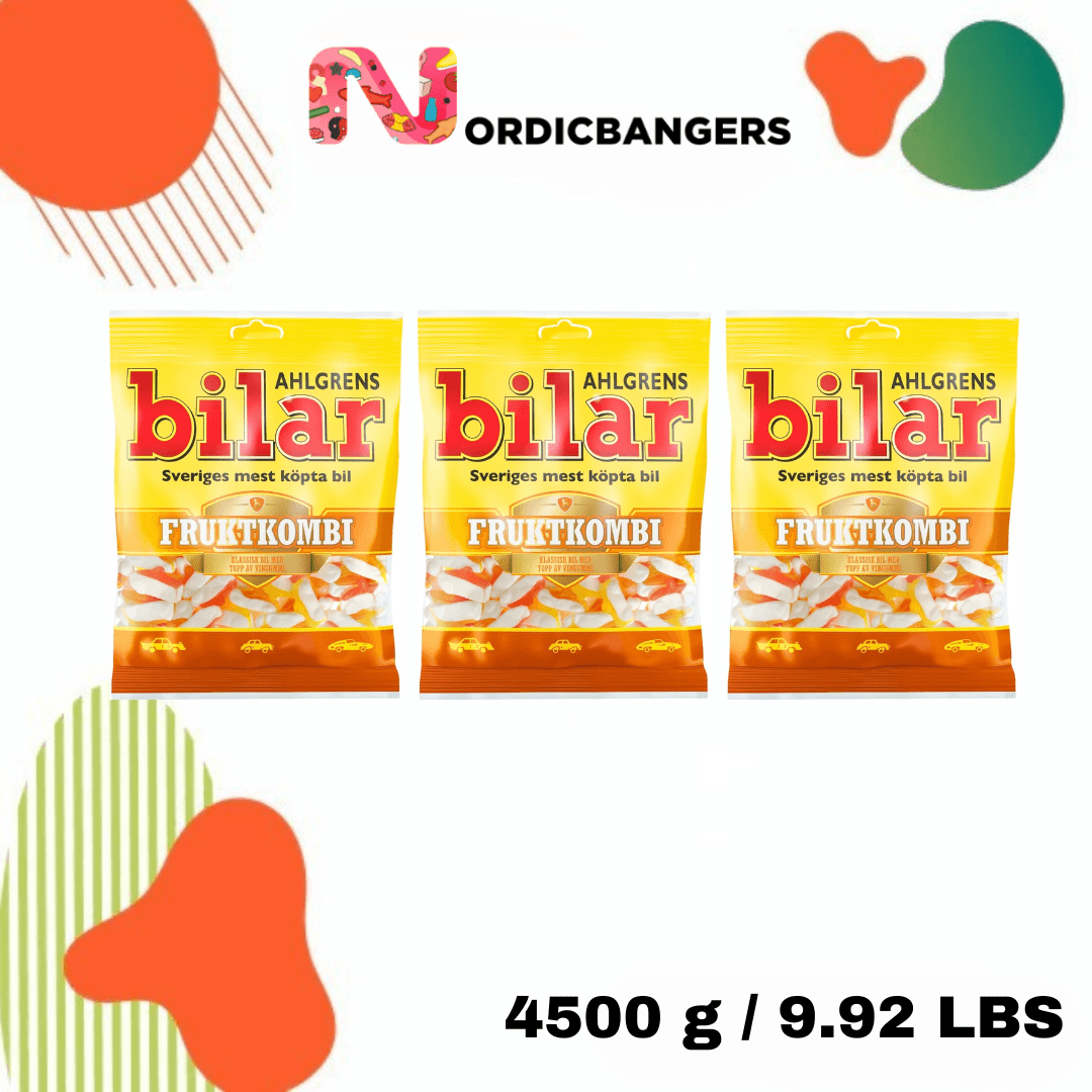 Swedish Candy - Ahlgrens Cars Fruitcombo - Nordicbangers