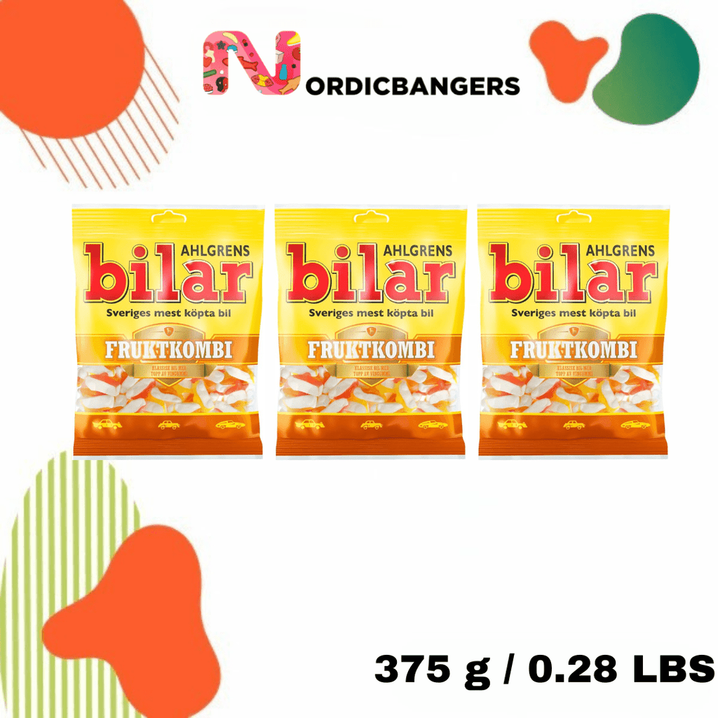 Swedish Candy - Ahlgrens Cars Fruitcombo - Nordicbangers