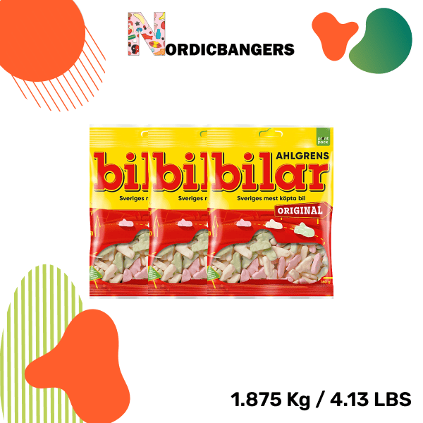 Swedish Candy - Ahlgrens Cars Original - Nordicbangers