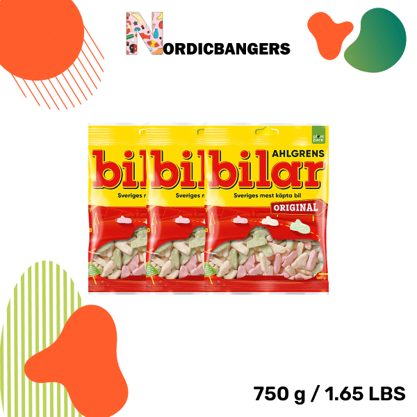 Swedish Candy - Ahlgrens Cars Original - Nordicbangers